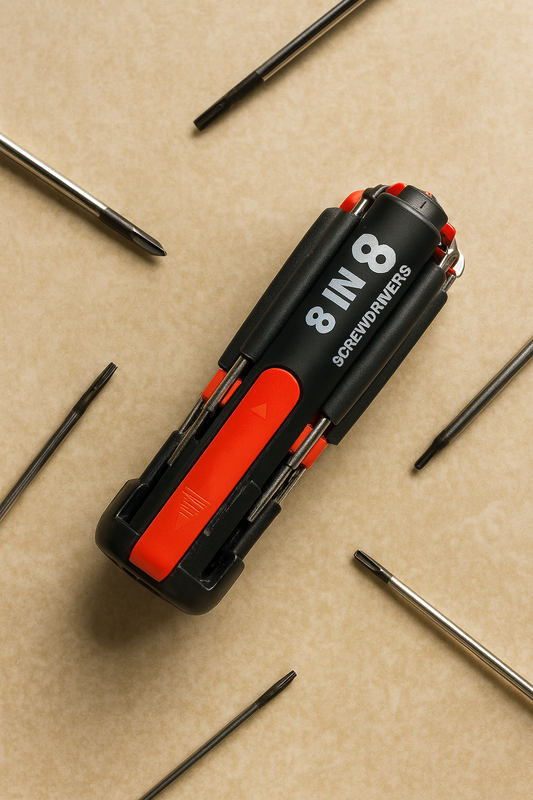8 IN ONE multi screwdriver torch