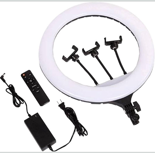 18 Inch Big LED Ring Light with 2 Color Modes Dimmable Lighting